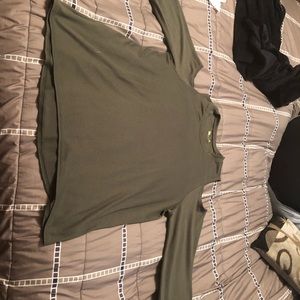 Off the shoulder long sleeve